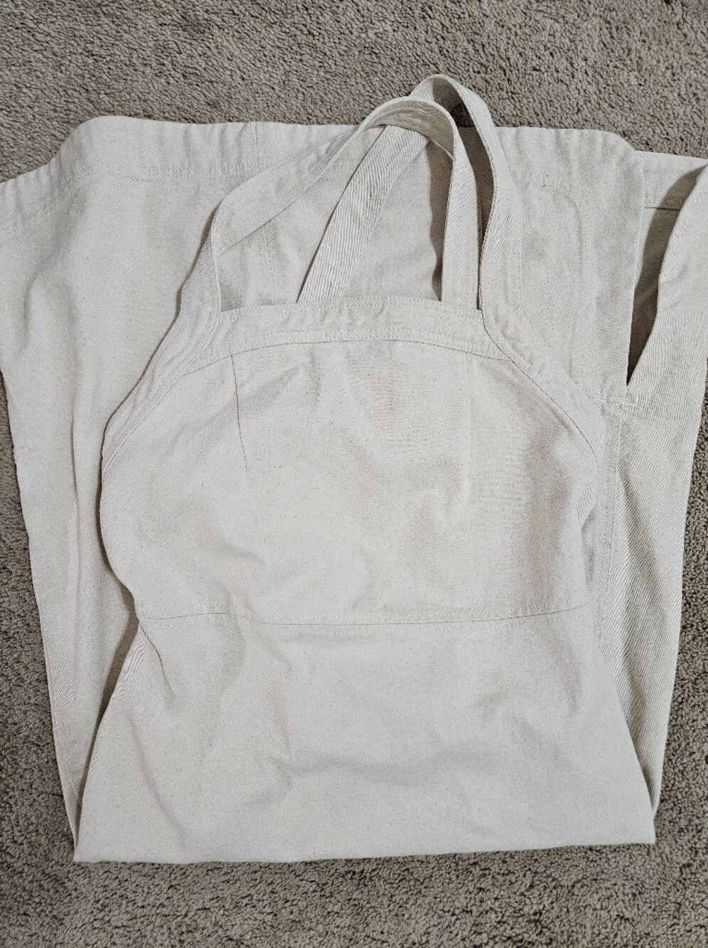 H&M Light Cream Denim Like Dress